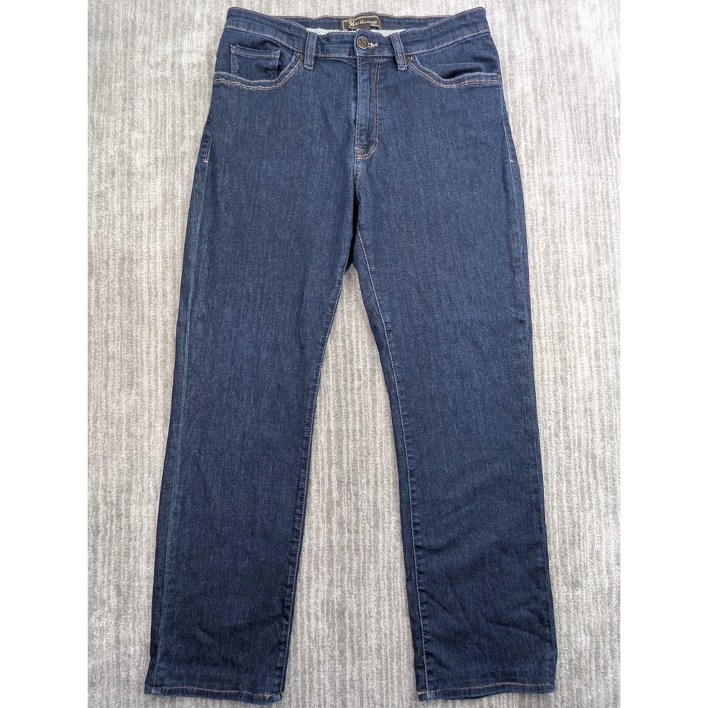 34 Heritage Jeans Mens 32x30 Blue Charisma Classic Straight Comfort Rise Stretch
